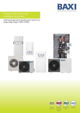 baxi - pompe di calore baxi - pompe di calore